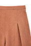 4774 Women's Pleated High Waist Modal Palazzo Pants Light Brown - 2