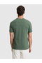 Khaki Regular Fit 100% Cotton Crew Neck T-Shirt 50327866-Vr027 - 5