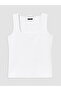 White Plus Size Women's Tank Top