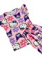 Girls' Cotton Summer Thin Fabric Kitten Pattern Short Ruffle Sleeve Shorts Summer Pajama Set - 4