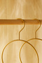 6 Pieces Ring Gold Color Metal Accessory Hanger 24.5X16X0.5 - 2