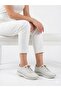 Women's White Genuine Leather Elastic Lightweight Orthopedic Sole Daily Use Shoes - 4
