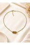 Vintage Steel Necklace with Turquoise Stone
