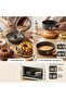 2PCS Nonstick Cake Pan Set – Fluted Ring Cake Mold & Springform Pan (Leakproof, Removable Bottom) | Carbon Steel Bakeware for Cheesecake, Baking, Oven Safe, Easy Release - 4