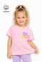 Heart Printed Casual Short Sleeve Summer Girls' T-Shirt