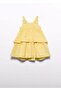 Mayoral Abel Lula Girl's Strap Dress Yellow - 4
