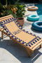 Modern Striped Marine Beach Towel - Beige Navy Blue Mediterranean Style Quick-Dry Microfiber Towel - 6