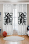 Ride to Freedom Patterned Children's Baby Room Background Curtain (Single Panel Pricing)