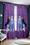 Snowstorm Patterned Children's Baby Room Background Curtain (Single Wing Pricing) - 3