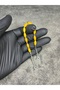 Zaza Gold Leaf Embroidered Powder Amber Prayer Beads - 2