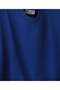| Oversized Basic T-shirt in Cotton Royal Blue - 3