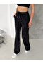 Women's Modal Fabric Tie-Dye Patterned Wide-Leg Comfortable Fit Pants with Elastic Waist - 2