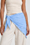 Blue Tie-Dye Detailed Ruffle Fabric Waist Accessory Pareo Alc-X15556 - 3