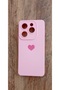 Tecno Spark 20 Heart Printed Velvet Inside Silicone Phone Case Cover (Kj5N)