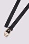 Women's 110cm Black Belt with Gold Buckle - 3