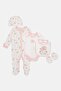 Toddlers Girl 5 Pieces Embroidered Hanging Gift Set, White - 4