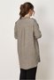 Shirt Collar Satin Jacquard Tunic 46565 - 4