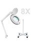 6017 Stand Magnifying Glass with Adjustable Light Level (8X)