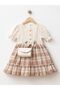 Ruffled Plaid Girls' Dress - 2