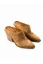 Kamella Beige Genuine Leather Thick Heeled Shoes - 2