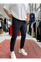 Black Pleated Carrot Cut Pants By-5013 - 3