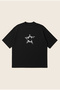 Teeth Star Printed Oversize Boxy Cut Unisex 100% Cotton Printed Tshirt |   Streetwear