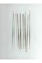 Number 100 Silver 10 cm 21 Pieces Miyuki Peyote, Flexible Soft Needle Set for Brick Technique and Loom Sand Bead Needle - 7