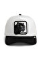. Suede Black Panther Trucker Cap - 2