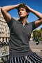 Men's Fashion Trend Smoked Polo Collar T-Shirt - 3