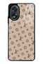 Oppo A38 Dark Cream Lv Design Glossy Phone Case