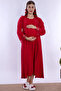 Cotton Maternity and Breastfeeding Set Effortt - Cherry - 2