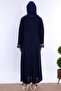 Pregnant and Postpartum Set with Hijab and Breastfeeding Features, 5 Pieces Effortt - Navy Blue - 4