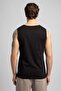 Summer Men's Regular Fit 100% Cotton Printed Crew Neck Undershirt Black - 4