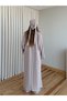 Linen Textured Three-Piece Set with Mink Accessories - 8922 - 7