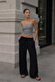 Black Elastic Waist Wide Leg Pants |   Summer's Favorite