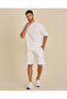 Men Ivory Plain Shorts - 5