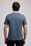 Jasiel Men's Regular Fit Printed Crew Neck T-Shirt Indigo - 3