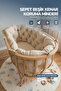 100% Cotton Fabric Basket Edge Protection Cushion for Crib - 2