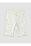 Yellow Ribbed Girls' Tights 2-Pack - 5