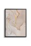 Gilded Blush Set of 2 Abstract Wall Art | Framed Canvas Print with Gold Foil Embossed | Luxury Modern Decor for Living Room, Bedroom, Office & Gift - 4