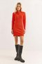 Women's Polo Neck Mini Dress Nar - 4