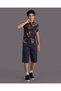 Senior Boys Navy Floral Print Casual Shirt - 5