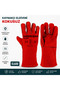 Mesem Welder Gloves Heat Resistant Leather Welding Gloves - 2