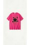 Women's Men's Unisex Star Print Crew Neck T-Shirt