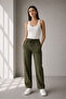 Women's 100% Cotton Linen Standard Comfortable Fit Pants - 2