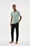 Kly 26152 Men's 100% Cotton V-Neck Half Sleeve Pajama Set'Couple Set Can Be Made' - 4