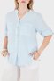 100% Linen Guipure Lace and Sequin Detailed Shirt Shirt 6665528 - 5