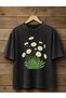 Acid Washed Oversize Unisex T-Shirt Washed Vintage Street Style Street Fashion Cotton Comfortable Fit Daily Wear T-Shirt