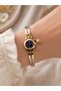 Minimal Women's Wristwatch Gold Color Elegant Daily Use Gift Boxed - 3