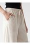 Trendlucky Women's Striped Trousers with Elastic Waist and Contrast - 3
